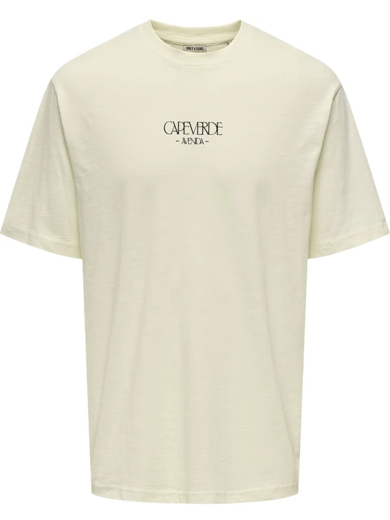 ONLY & SONS ONSLUIS PALM RLX SS TEE CS 22035584