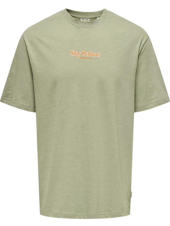 ONLY & SONS ONSLUIS PALM RLX SS TEE CS 22035584