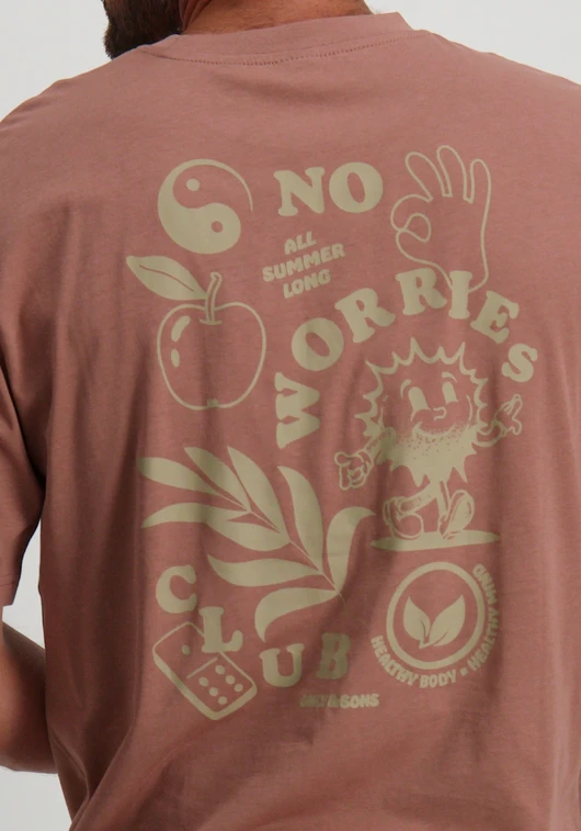 ONLY & SONS ONSMACE LIFE RLX FUNNY SS TEE 22029465