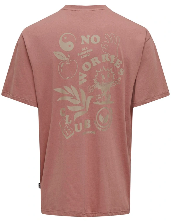 ONLY & SONS ONSMACE LIFE RLX FUNNY SS TEE 22029465