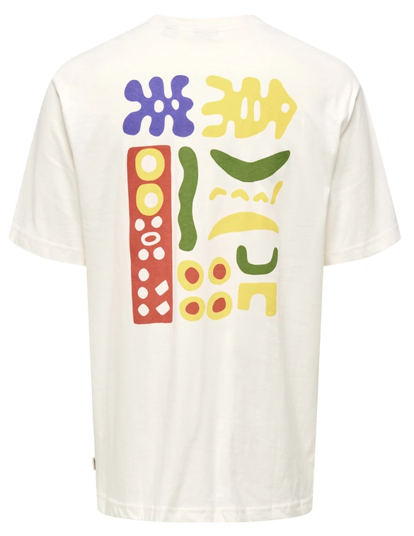 ONLY & SONS ONSMALIK ART LIFE RLX SS TEE CS 22035267