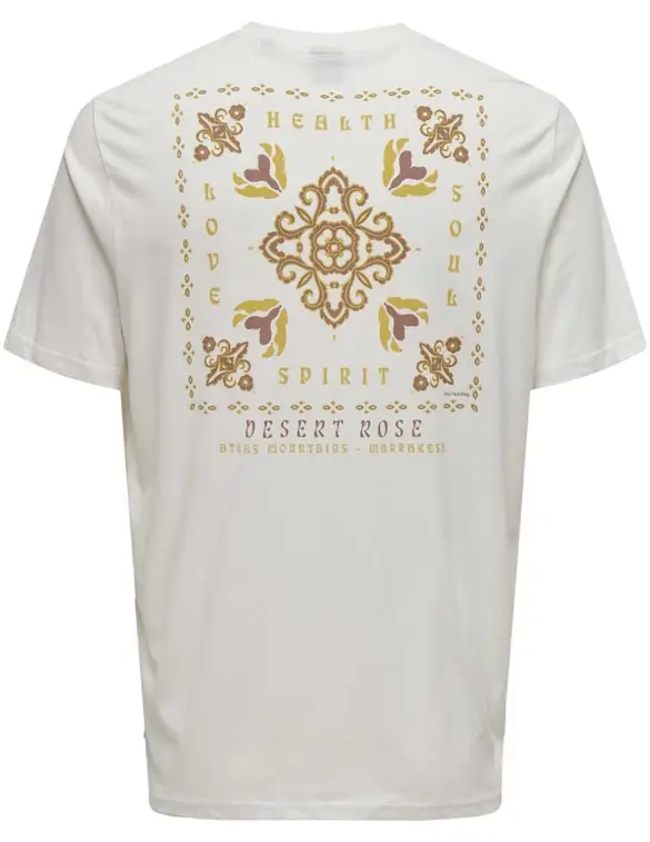 ONLY & SONS ONSMANUEL LIFE REG SS DESERT TEE 22029483