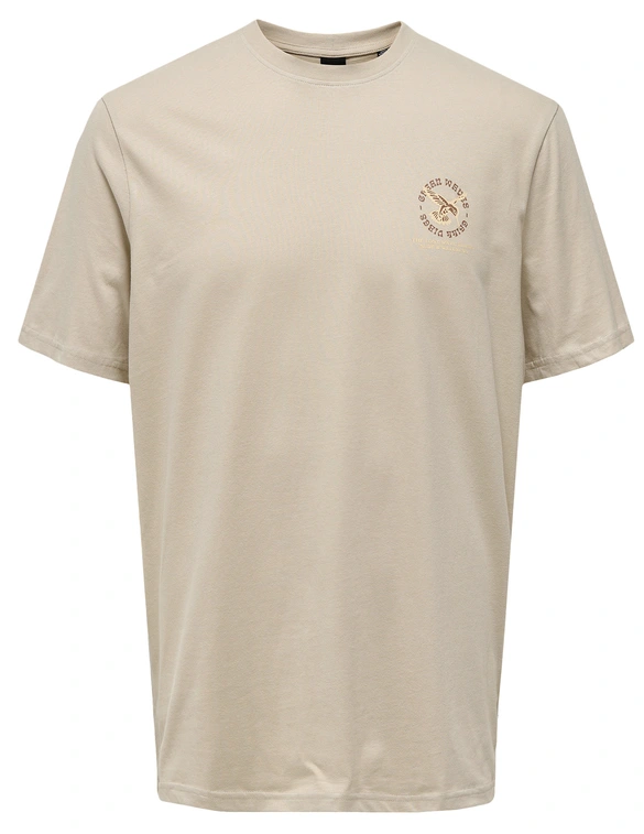 ONLY & SONS ONSMANUEL LIFE REG SS DESERT TEE CS 22035647