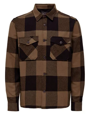 ONLY & SONS ONSMILO LS CHECK OVERSHIRT NOOS 22019854