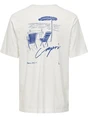 ONLY & SONS ONSMILO SKETCH RLX COAST SS TEE CS 22035271