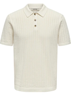 ONLY & SONS ONSMOON REG 12 SS POLO KNIT 22032760