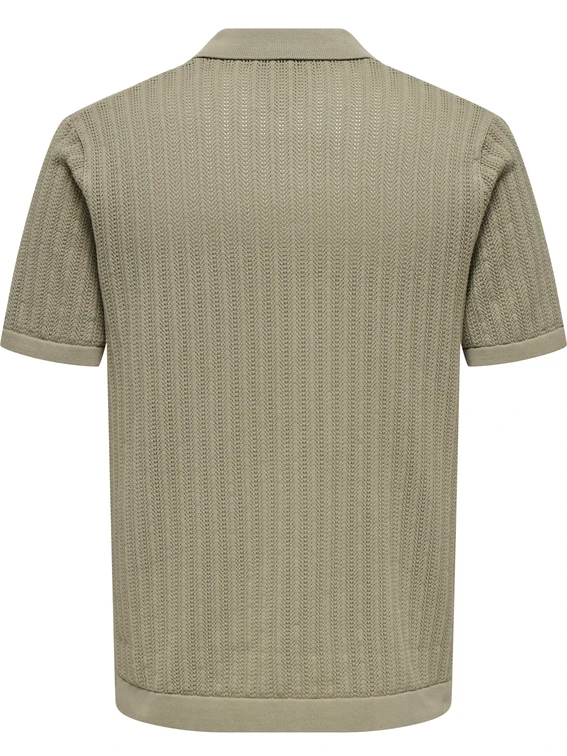 ONLY & SONS ONSMOON REG 12 SS POLO KNIT 22032760