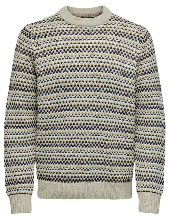 ONLY & SONS ONSMUSA REG 3 STRUC CREW KNIT 22027268
