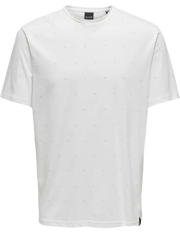 ONLY & SONS ONSMYRON LIFE REG SS DITSY TEE CS 22029480