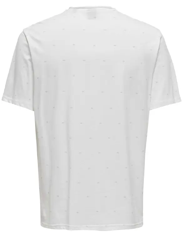 ONLY & SONS ONSMYRON LIFE REG SS DITSY TEE CS 22029480