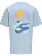 ONLY & SONS ONSPALM DAYS PRINT RLX SS TEE 22033417