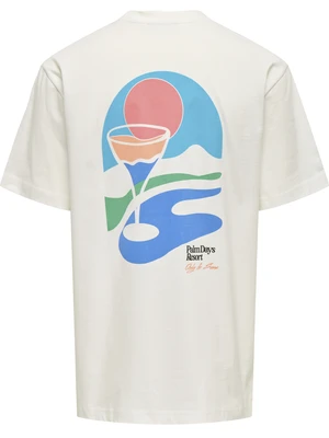 ONLY & SONS ONSPALM DAYS PRINT RLX SS TEE 22033417