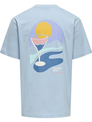 ONLY & SONS ONSPALM DAYS PRINT RLX SS TEE 22033417
