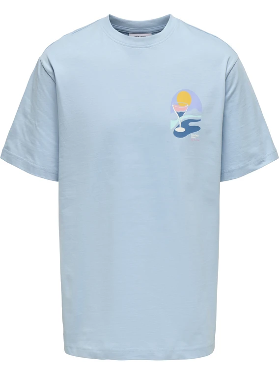 ONLY & SONS ONSPALM DAYS PRINT RLX SS TEE 22033417