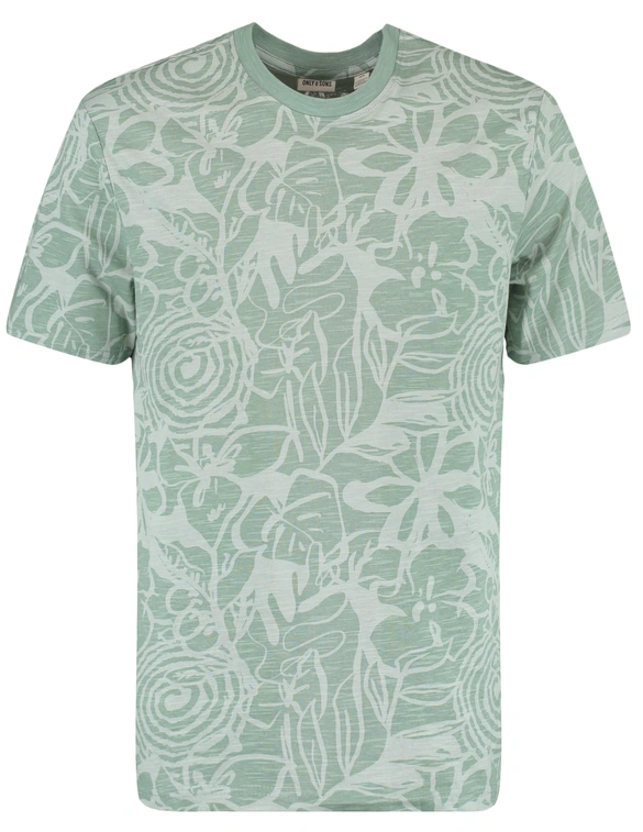 ONLY & SONS ONSPERRY FLOWER LIFE AOP REG SS TEE 22035263