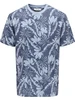 ONLY & SONS ONSPERRY LIFE REG LEAF AOP SS TEE N 22025283