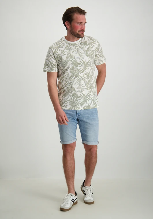 ONLY & SONS ONSPERRY LIFE REG LEAF AOP SS TEE N 22025283
