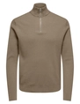 ONLY & SONS ONSPHIL REG 12 STRUC HALF ZIP KNIT 22023210