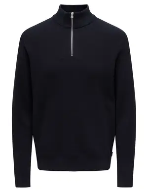 ONLY & SONS ONSPHIL REG 12 STRUC HALF ZIP KNIT 22023210