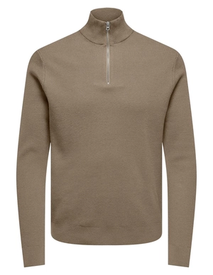 ONLY & SONS ONSPHIL REG 12 STRUC HALF ZIP KNIT 22023210