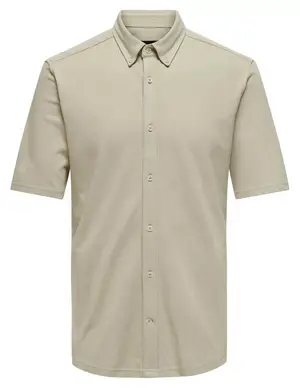 ONLY & SONS ONSTARP SLIM PIQUE BTN DOWN SS SHIR 22026106