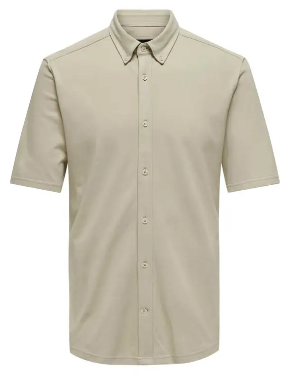 ONLY & SONS ONSTARP SLIM PIQUE BTN DOWN SS SHIR 22026106