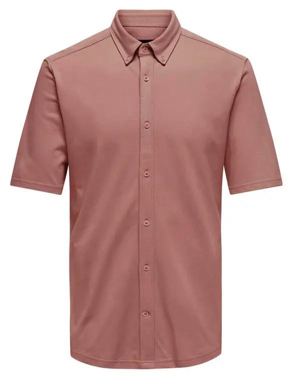 ONLY & SONS ONSTARP SLIM PIQUE BTN DOWN SS SHIR 22026106