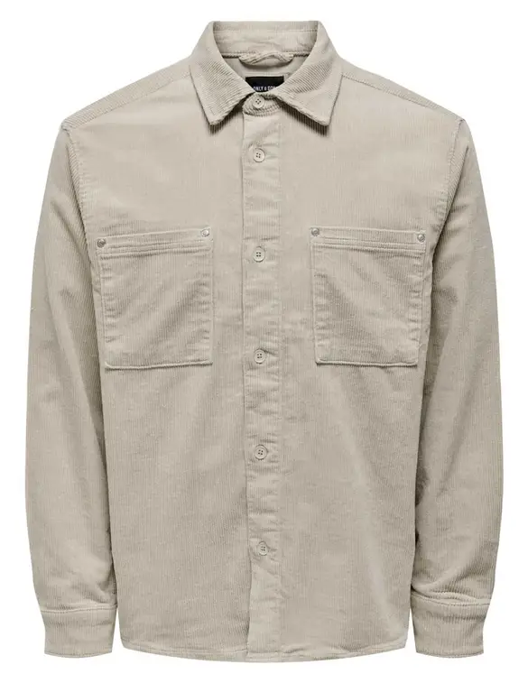 ONLY & SONS ONSTRACK LIFE OVR 2PKTCORD LS SHIRT 22023694