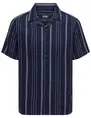 ONLY & SONS ONSTREV LIFE REG SS STRUC STRIPE SH 22029099