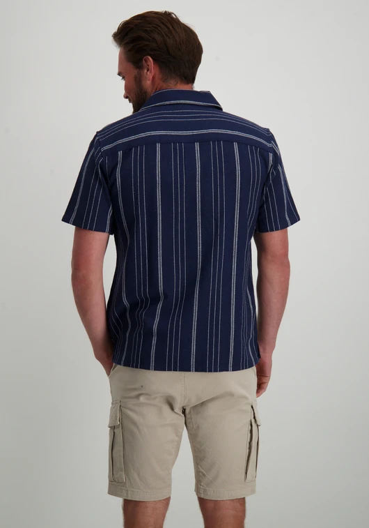 ONLY & SONS ONSTREV LIFE REG SS STRUC STRIPE SH 22029099