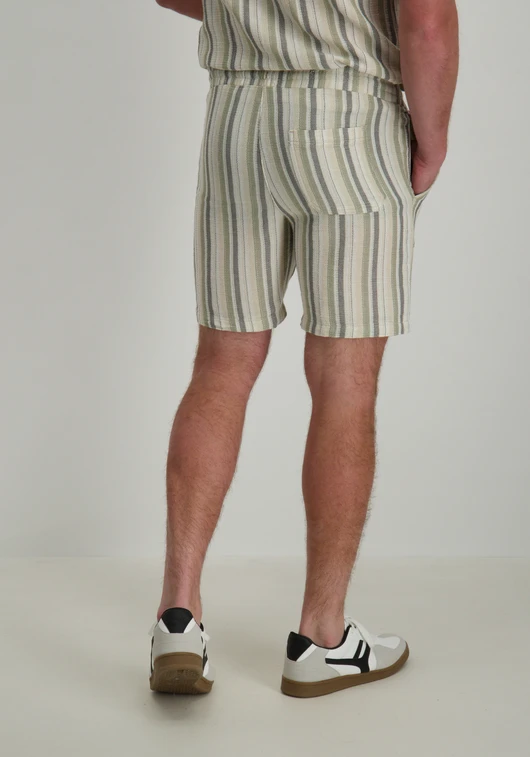 ONLY & SONS ONSTREV LIFE REG STRUC STRIPE SHORT 22026950