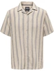 ONLY & SONS ONSTREV LIFE REG STRUC STRIPE SS SH 22025659