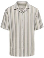 ONLY & SONS ONSTREV LIFE REG STRUC STRIPE SS SH 22025659