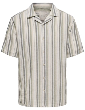 ONLY & SONS ONSTREV LIFE REG STRUC STRIPE SS SH 22025659