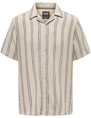 ONLY & SONS ONSTREV LIFE REG STRUC STRIPE SS SH 22025659