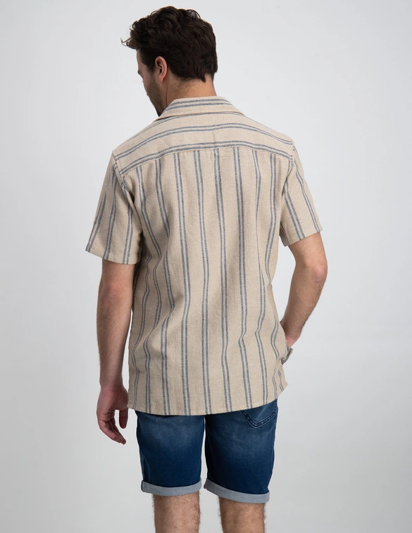 ONLY & SONS ONSTREV LIFE REG STRUC STRIPE SS SH 22025659
