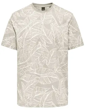 ONLY & SONS ONSVAIL REG SS AOP TEE CS 22030388