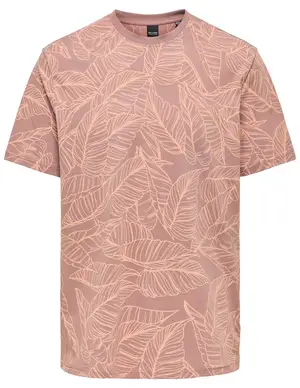 ONLY & SONS ONSVAIL REG SS AOP TEE CS 22030388