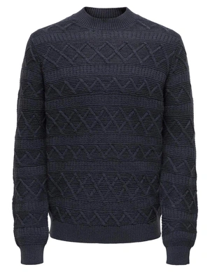 ONLY & SONS ONSWADE REG 5 STRUC CREW NECK KNIT 22027159