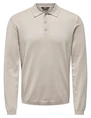 ONLY & SONS ONSWYLER LIFE REG 14 LS POLO KNIT N 22021184