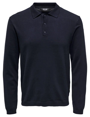 ONLY & SONS ONSWYLER LIFE REG 14 LS POLO KNIT N 22021184