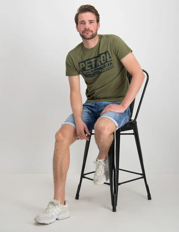 Petrol Denim Short - Jackson M-1020-SHO001