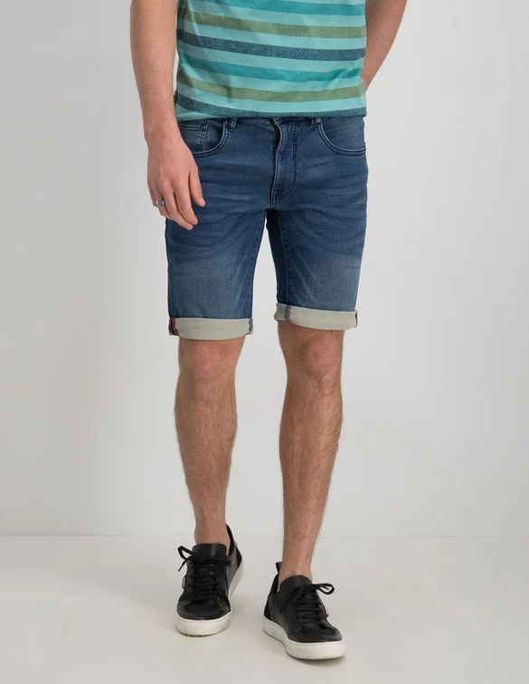 Petrol Denim Short - Jackson M-1020-SHO001