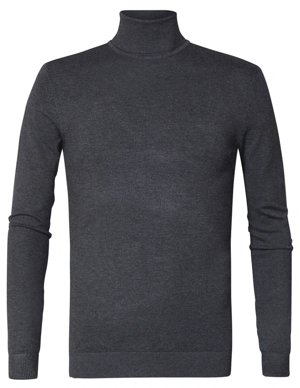 Petrol Men Knitwear Collar Basic M-NOOS-KWC001