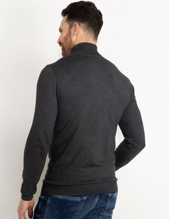 Petrol Men Knitwear Collar Basic M-NOOS-KWC001