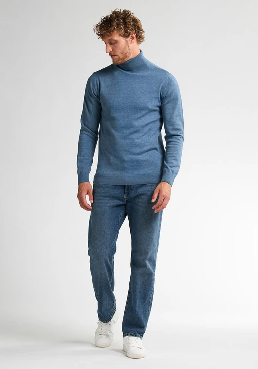 Petrol Men Knitwear Collar Basic M-ROS-KWC260