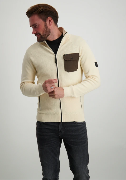 Petrol Men Knitwear Collar Cardigan M-3040-KWC249