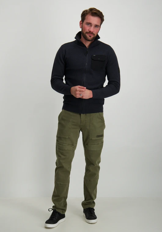 Petrol Men Knitwear Collar Cardigan M-3040-KWC249