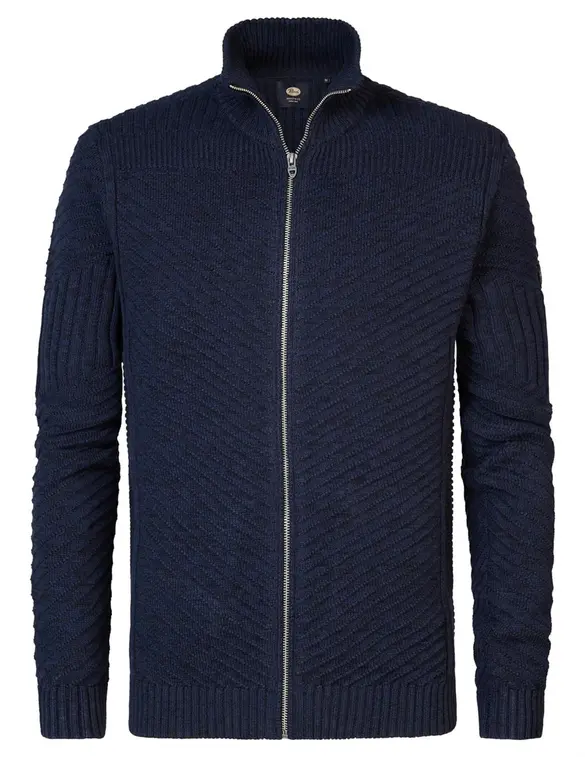 Petrol Men Knitwear Collar Cardigan M-3040-KWC295