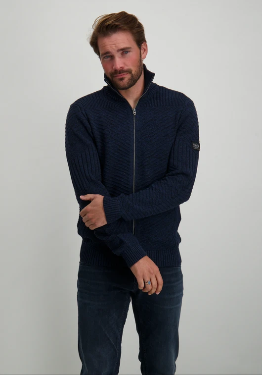 Petrol Men Knitwear Collar Cardigan M-3040-KWC295